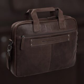 Chesterfield Calvi C40.1033-024 Δερμάτινη Τσάντα Laptop Καφέ