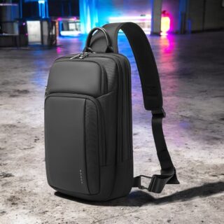 Τσαντάκι ώμου χιαστί crossbody Bange 7795 μαύρο