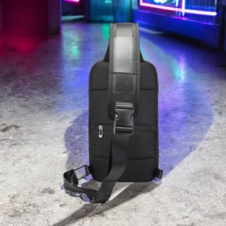 Τσαντάκι ώμου χιαστί crossbody Bange 7795 μαύρο