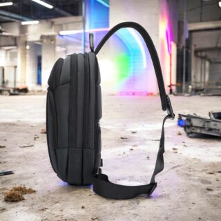 Τσαντάκι ώμου χιαστί crossbody Bange 7795 μαύρο