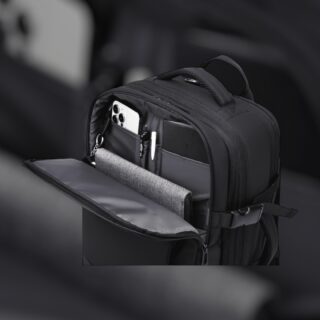 Bange 3028 Μαύρο 36L Σακίδιο Πλάτης Vacuum TSA Lock Laptop 17.3”