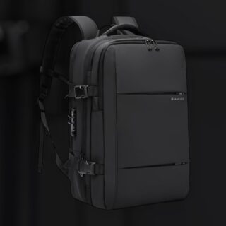 Bange 3028 Μαύρο 36L Σακίδιο Πλάτης Vacuum TSA Lock Laptop 17.3”