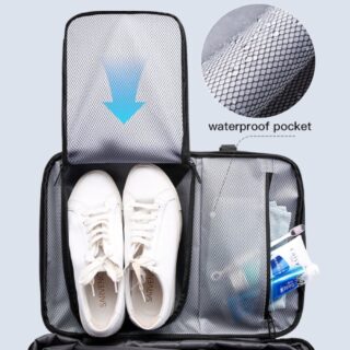 Bange 3028 Μαύρο 36L Σακίδιο Πλάτης Vacuum TSA Lock Laptop 17.3”