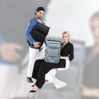 Bange 1810 Μαύρο 35L Σακίδιο/Σακβουαγιάζ Travel Carry-On 17.3”