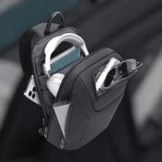 Bange 8031 Τσαντάκι Ώμου Χιαστί Crossbody 7.4L Μαύρο