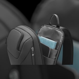 Bange 8031 Τσαντάκι Ώμου Χιαστί Crossbody 7.4L Μαύρο