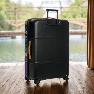 Andy Warhol Bric's Βαλίτσα μεγάλη 76cm Coloured Flowers Black