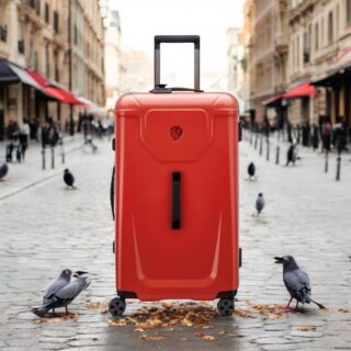 Peugeot Voyages Βαλίτσα μεγάλη Trunk 73cm Red