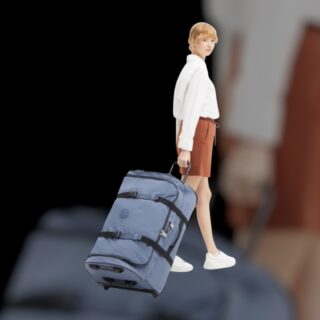 Kipling Βαλίτσα μεγάλη 76cm Aviana Blue Lover