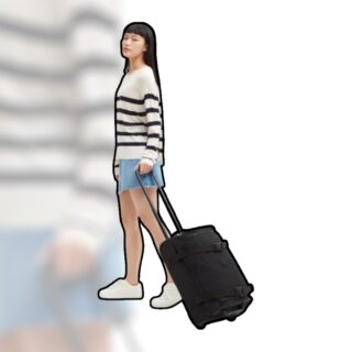 Kipling Aviana Βαλίτσα Καμπίνας 54cm Μαύρη Noir