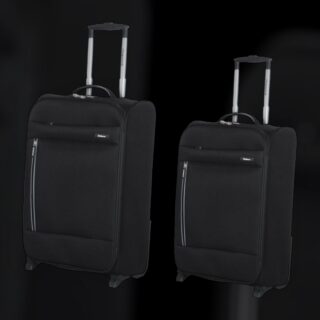 Diplomat ZC600-D Σετ Βαλίτσες Μεγάλη & Μεσαία Μαύρο