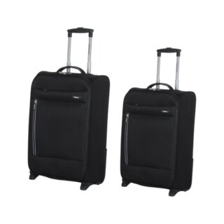 Diplomat ZC600-D Σετ Βαλίτσες Μεγάλη & Μεσαία Μαύρο
