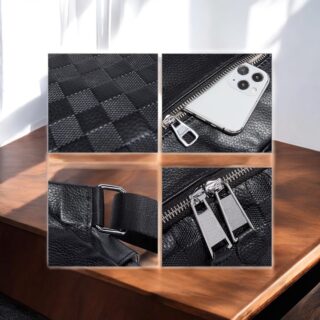 Foxer SF900116YF Σακίδιο Πλάτης Γυναικείο Μαύρο Δερμάτινο