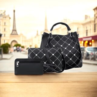 Γυναικείο σετ τσάντας χιαστί/ώμου/χειρός Cardinal zm591 black