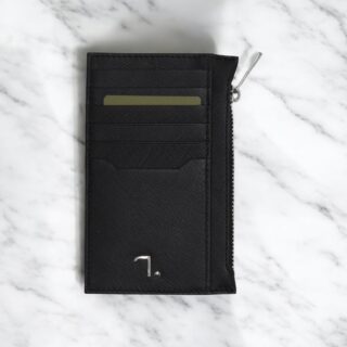 Seven Dots Zeus Δερμάτινη Θήκη Καρτών Μαύρη