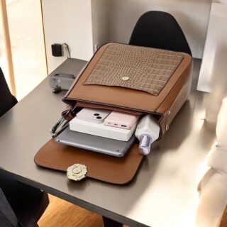 Γυναικείο σετ Σακίδιο πλάτης/τσάντα χειρός/mini πορτοφόλι Cardinal ZM 955 Coffee