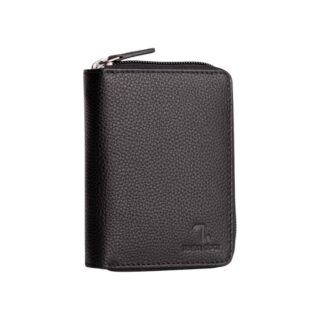 Seven Dots Neptune-72-008 Δερμάτινο Πορτοφόλι Μαύρο