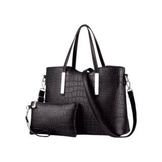 Γυναικείο σετ τσάντας χιαστί ώμου/ χειρός Cardinal ZM962 black