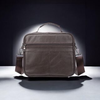 Δερμάτινος μικρός χαρτοφύλακας/Τσαντάκι Ώμου Cardinal 6015 καφέ