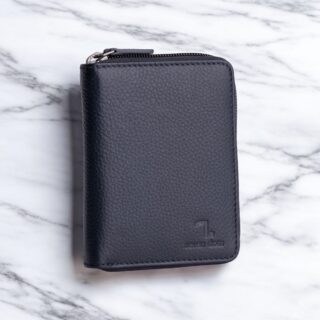 Seven Dots Πορτοφόλι Neptune Δερμάτινο Μπλε/Σκούρο Γκρι