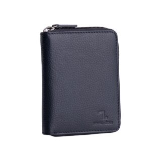 Seven Dots Πορτοφόλι Neptune Δερμάτινο Μπλε/Σκούρο Γκρι