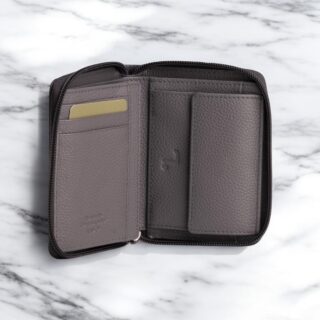 Seven Dots Πορτοφόλι Neptune Δερμάτινο Μπλε/Σκούρο Γκρι