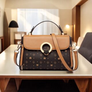 Γυναικεία Τσάντα Χειρός PVC Foxer 9111018F Καφέ