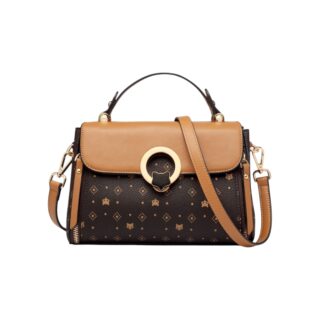 Γυναικεία Τσάντα Χειρός PVC Foxer 9111018F Καφέ