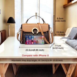 Γυναικεία Τσάντα Χειρός PVC Foxer 9111018F Καφέ