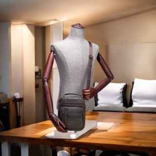 Δερμάτινο τσαντάκι ώμου Cardinal 7457 coffee