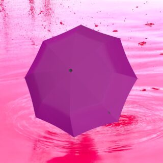 Knirps U.090 XXL Αντιανεμική Ομπρέλα Χειροκίνητη Μωβ