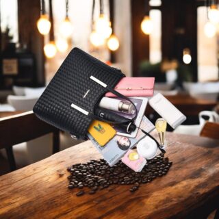 Γυναικείο σετ τσάντας χιαστί/ώμου/ χειρός Cardinal ZM534 black