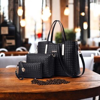 Γυναικείο σετ τσάντας χιαστί/ώμου/ χειρός Cardinal ZM534 black