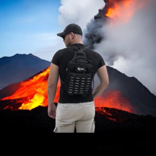 Τσαντάκι ώμου χιαστί crossbody Cardinal MT1227 μαύρο