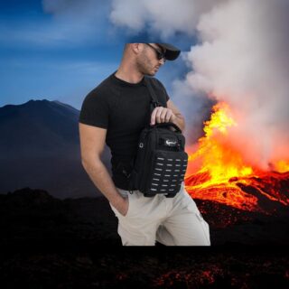 Τσαντάκι ώμου χιαστί crossbody Cardinal MT1227 μαύρο