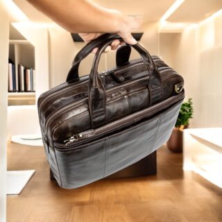 Cardinal Δερμάτινος Χαρτοφύλακας 8902 Coffee