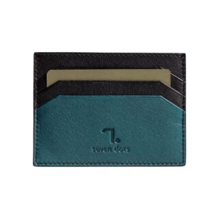 Florida-90-005 Δερμάτινη Θήκη Καρτών Petrol