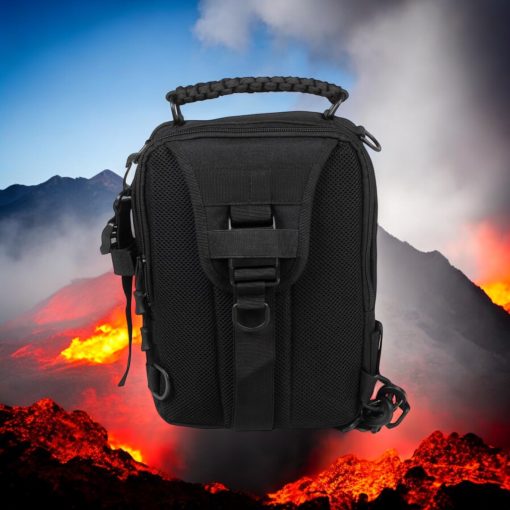 Τσαντάκι ώμου χιαστί crossbody Cardinal MT1227 μαύρο - Image 6