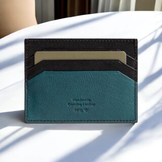 Florida-90-005 Δερμάτινη Θήκη Καρτών Petrol