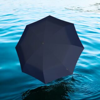 Knirps T.200 Ομπρέλα Duomatic Αυτόματη Αντιανεμική Μπλε