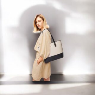 Γυναικείο σετ τσάντας χιαστί/ώμου/νεσεσέρ Cardinal 2003 white/black