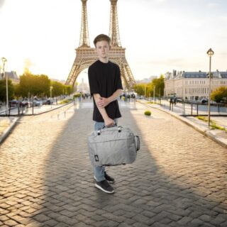 Cabin Zero Σακίδιο πλάτης ταξιδίου 44lt Travel Classic Ice Grey