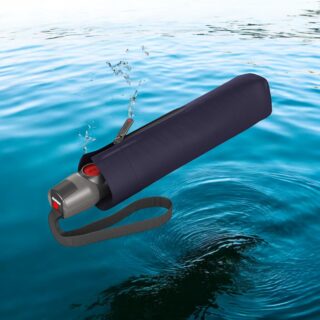 Knirps T.200 Ομπρέλα Duomatic Αυτόματη Αντιανεμική Μπλε