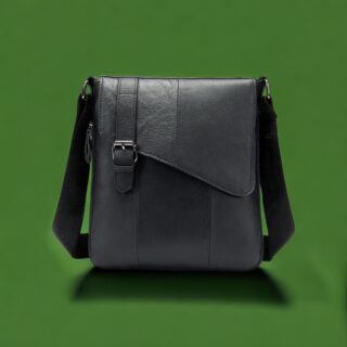 Δερμάτινο τσαντάκι ώμου Cardinal 8240 μαύρο