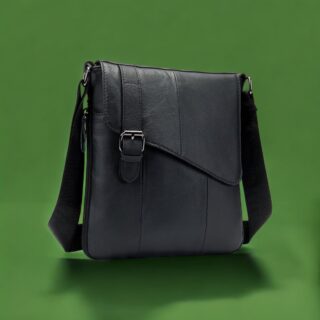 Δερμάτινο τσαντάκι ώμου Cardinal 8240 μαύρο