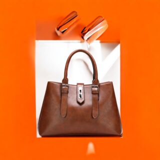 Γυναικείο σετ τσάντας χιαστί/ώμου/Χειρός Cardinal zm588 brown