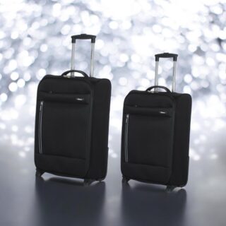 Βαλίτσες Diplomat ZC600 με 2 Ρόδες SET 3 Τεμαχίων μαύρο