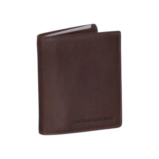 chesterfield πορτοφόλι μικρό καφέ δέρμα C08.0407-024