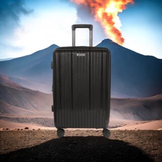 Βαλίτσα Σκληρή Άθραυστη με Επέκταση Cardinal (PP) μεγάλη 2018/70cm μαύρο