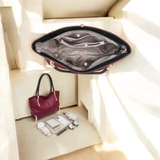 Δερμάτινη Γυναικεία Τσάντα Foxer 938032F Red